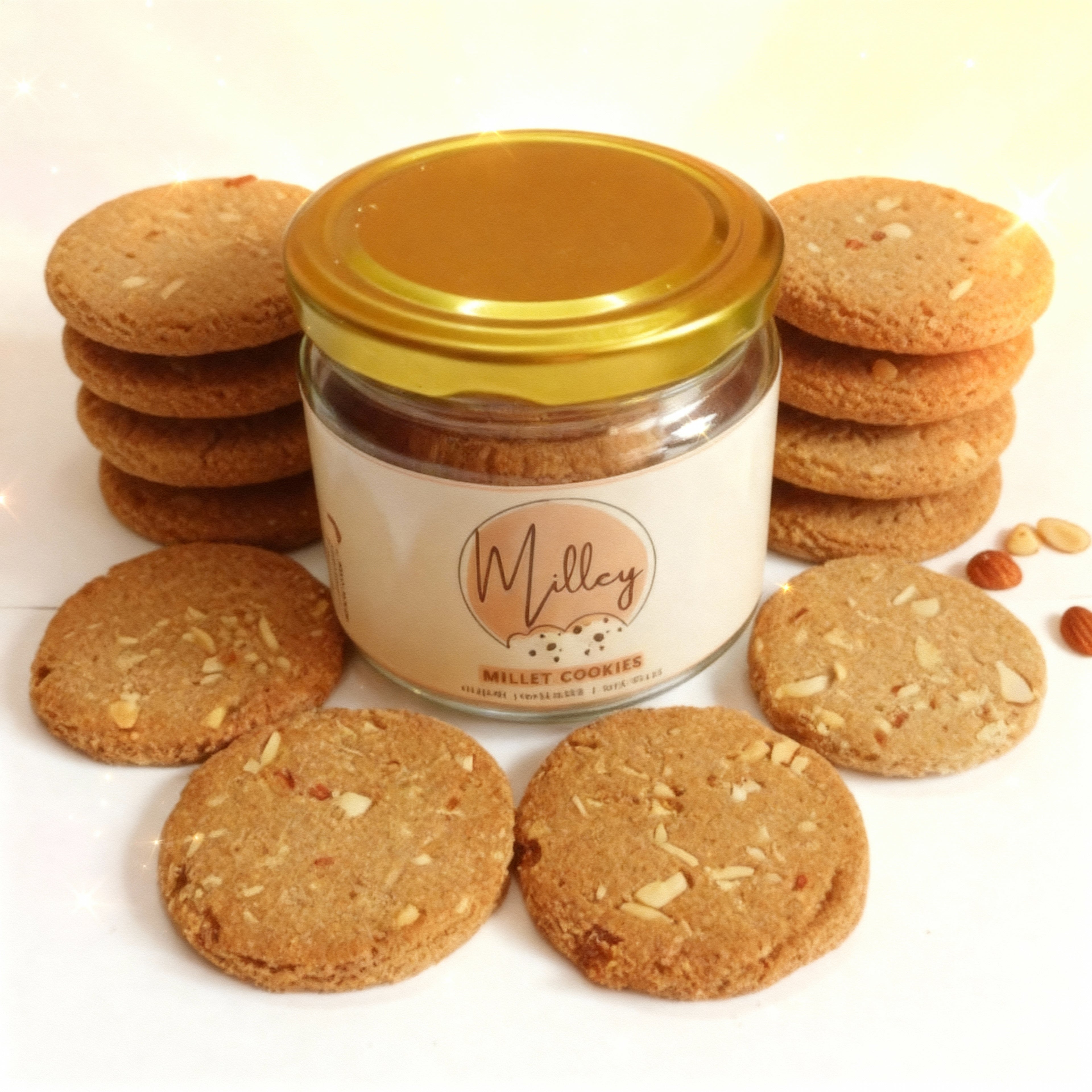 Bajra Almond Cookies